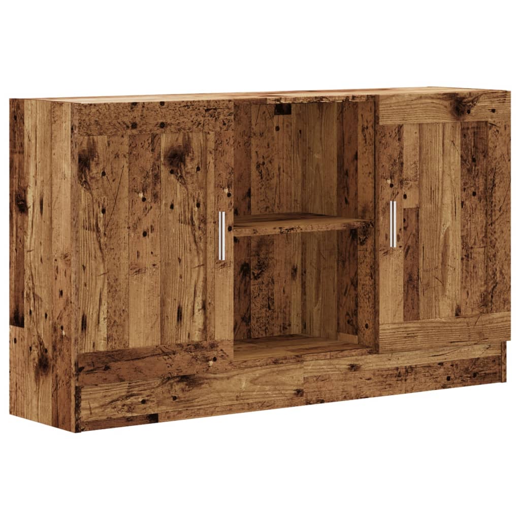vidaXL Sideboard Old Wood 120x30.5x70 cm Engineered Wood