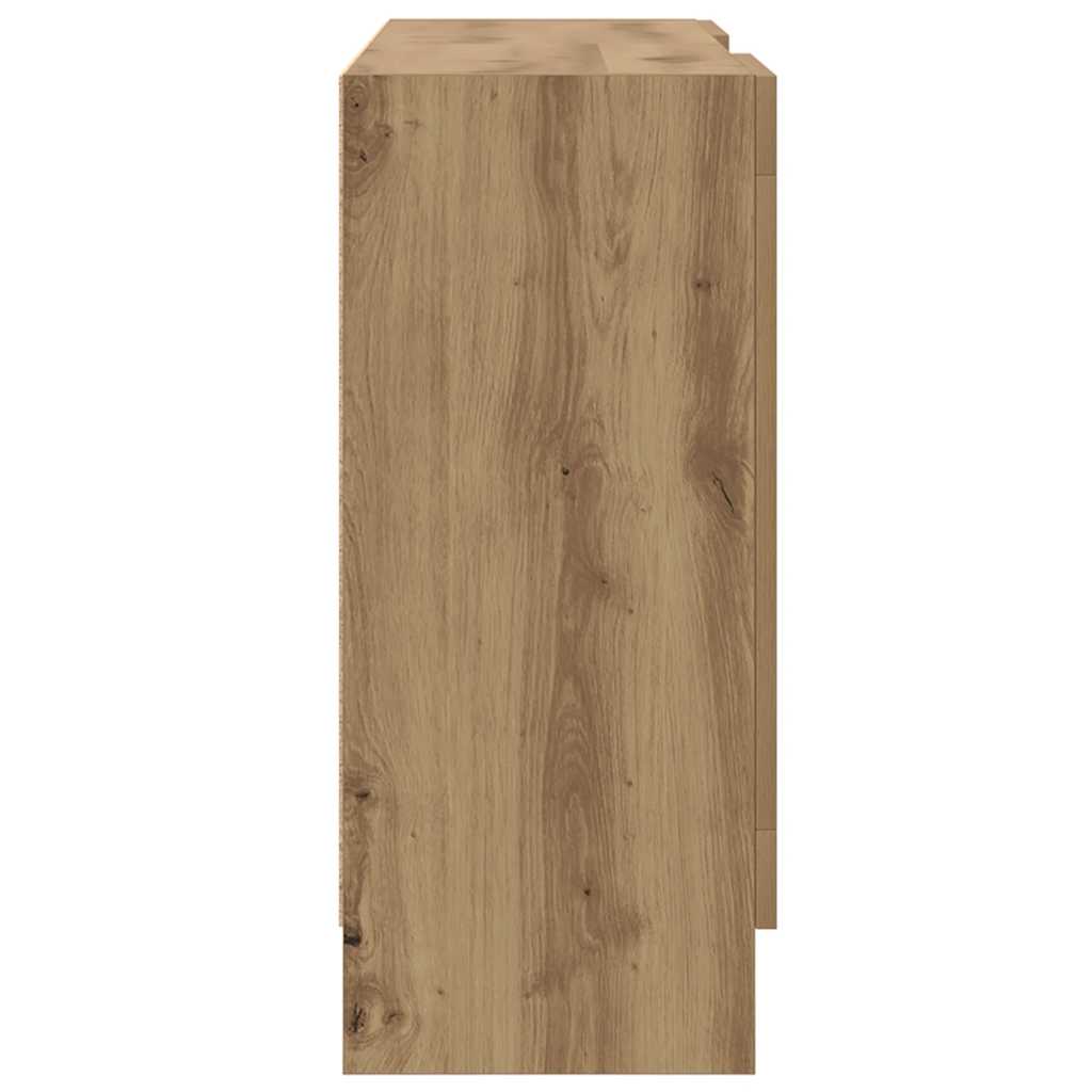 vidaXL Sideboard Artisan Oak 120x30.5x70 cm Engineered Wood