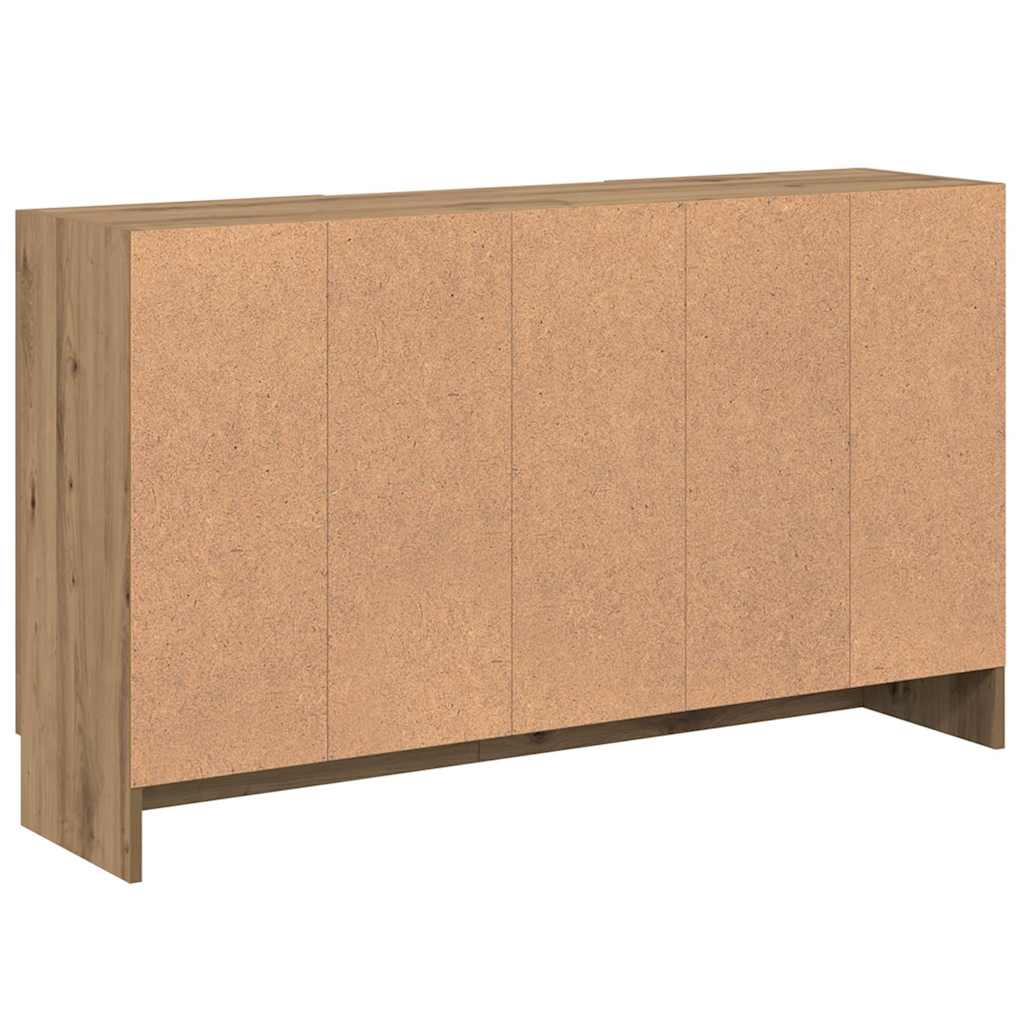 vidaXL Sideboard Artisan Oak 120x30.5x70 cm Engineered Wood