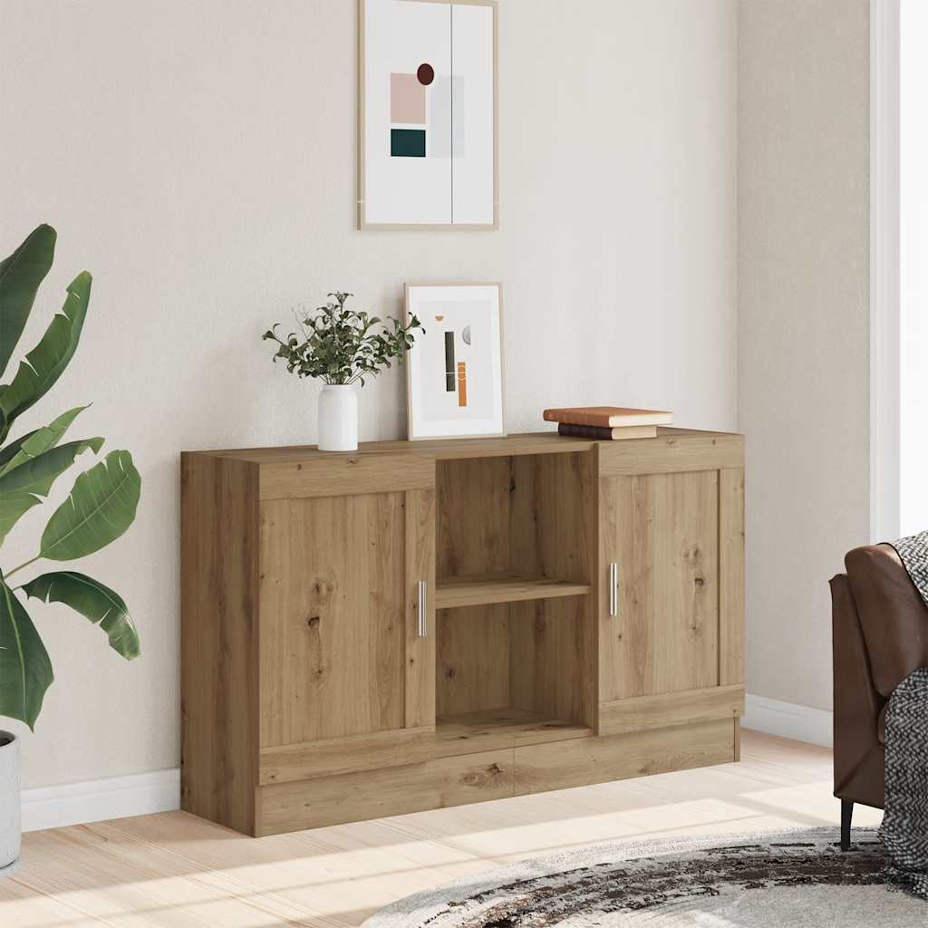 vidaXL Sideboard Artisan Oak 120x30,5x70 cm Engineered Wood