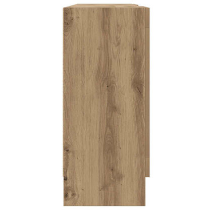 vidaXL Sideboard Artisan Oak 120x30,5x70 cm Engineered Wood