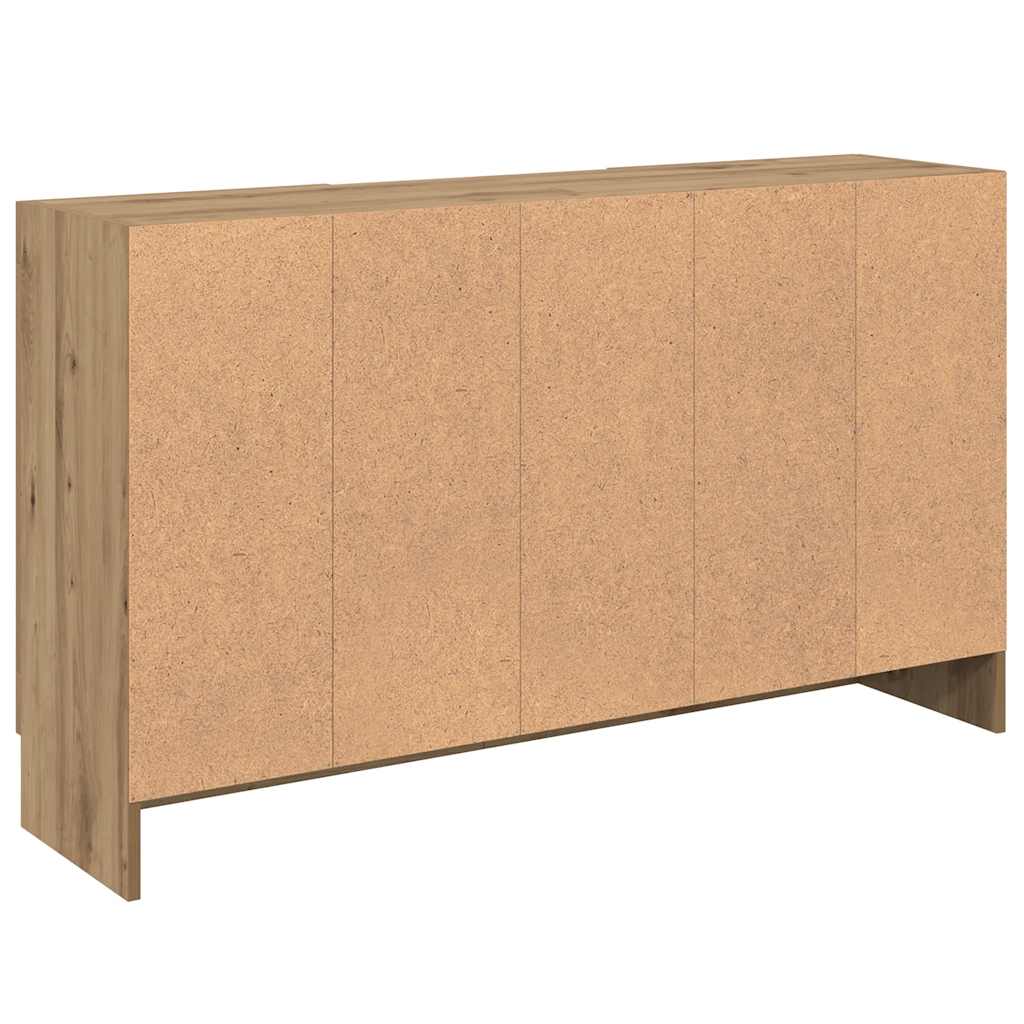 vidaXL Sideboard Artisan Oak 120x30,5x70 cm Engineered Wood