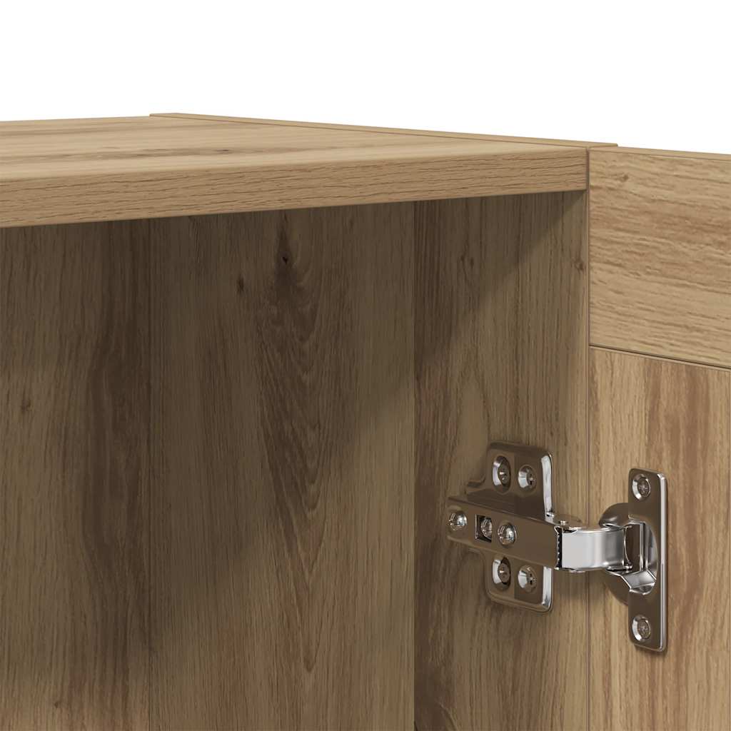 vidaXL Sideboard Artisan Oak 120x30.5x70 cm Engineered Wood