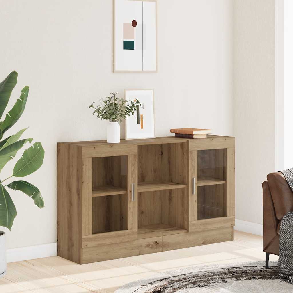 vidaXL Sideboard Artisan Oak 120x30.5x70 cm Engineered Wood
