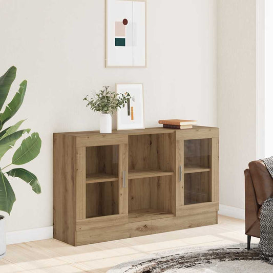 vidaXL Sideboard Artisan Oak 120x30,5x70 cm Engineered Wood