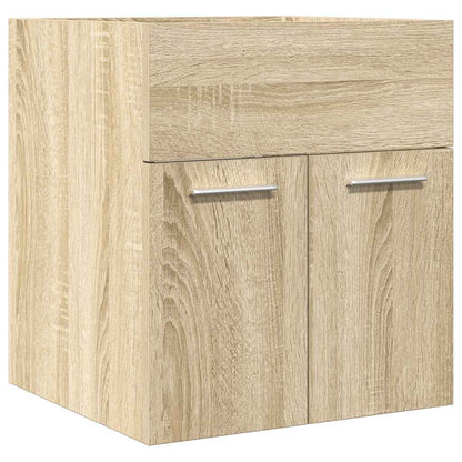 vidaXL Bathroom Sink Cabinet Sonoma Oak 41x38,5x46 cm Engineered Wood