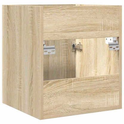 vidaXL Bathroom Sink Cabinet Sonoma Oak 41x38,5x46 cm Engineered Wood