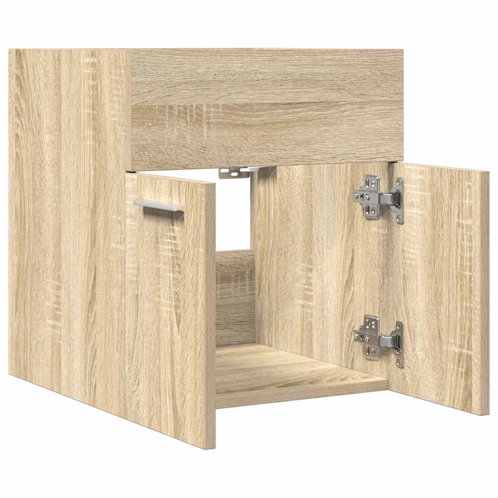 vidaXL Bathroom Sink Cabinet Sonoma Oak 41x38,5x46 cm Engineered Wood