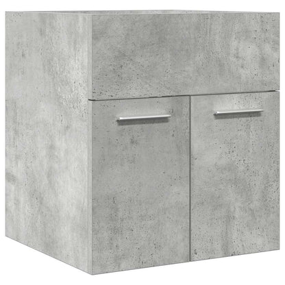 vidaXL Bathroom Sink Cabinet Concrete Grey 41x38.5x46 cm