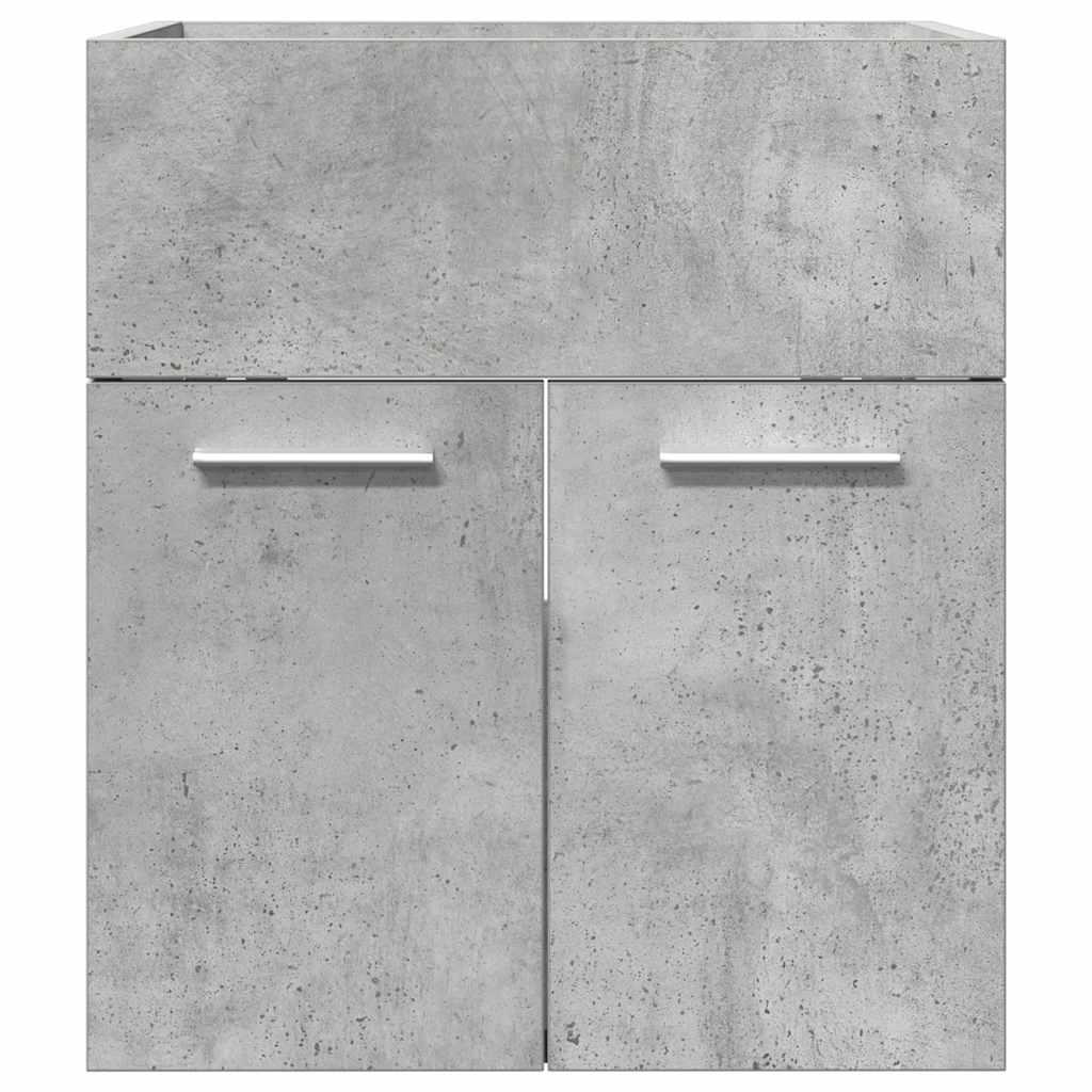 vidaXL Bathroom Sink Cabinet Concrete Grey 41x38.5x46 cm