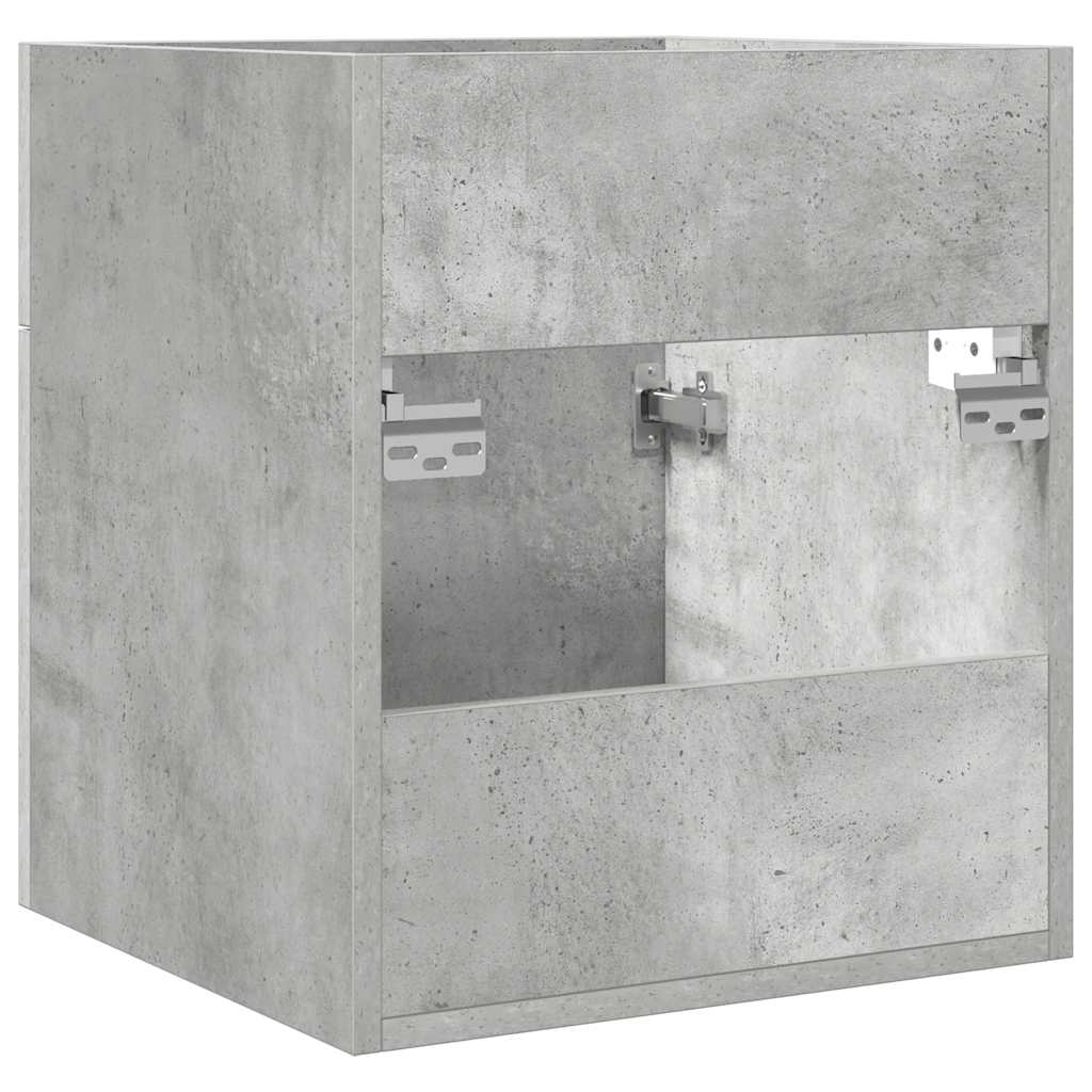 vidaXL Bathroom Sink Cabinet Concrete Grey 41x38.5x46 cm
