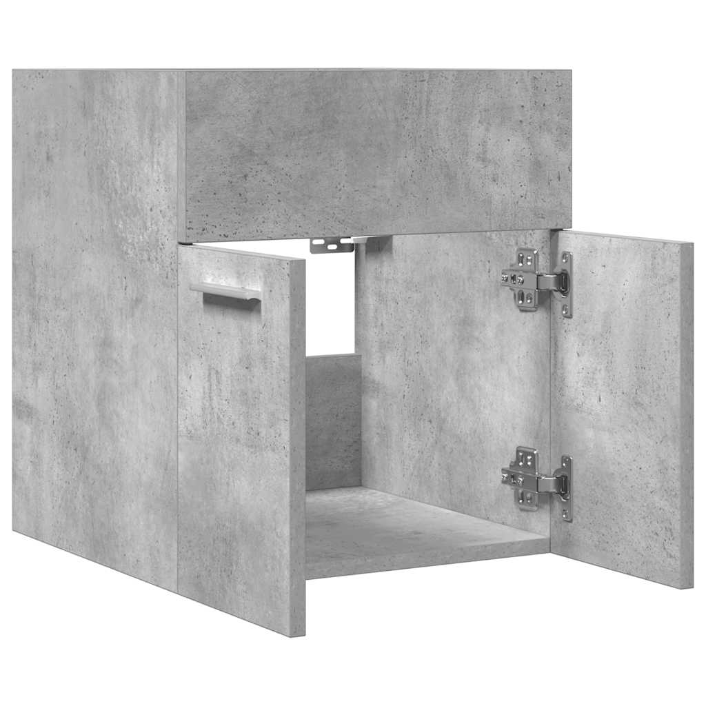 vidaXL Bathroom Sink Cabinet Concrete Grey 41x38.5x46 cm