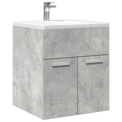 vidaXL Bathroom Sink Cabinet Concrete Grey 41x38.5x46 cm