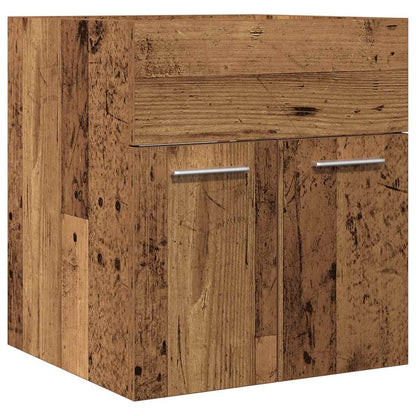 vidaXL Bathroom Sink Cabinet Old Wood 41x38,5x46 cm Engineered Wood