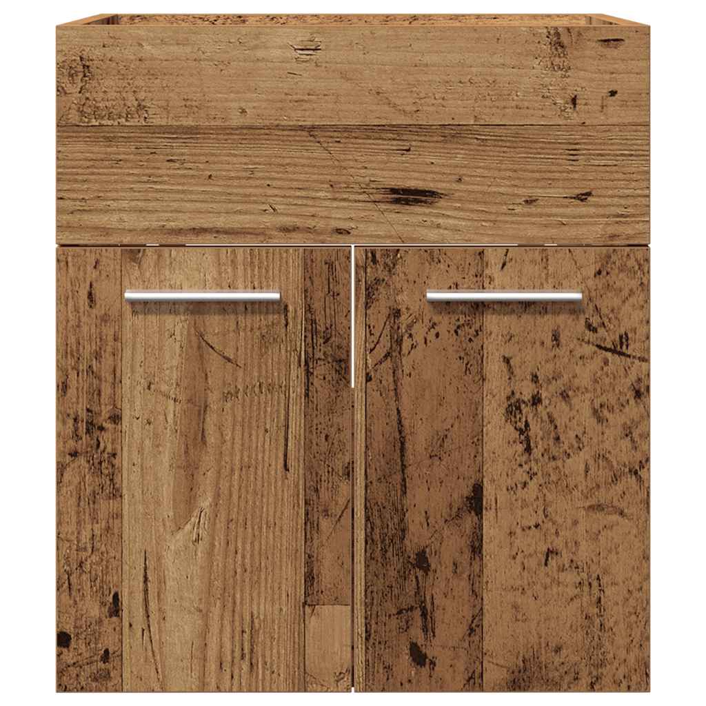 vidaXL Bathroom Sink Cabinet Old Wood 41x38,5x46 cm Engineered Wood