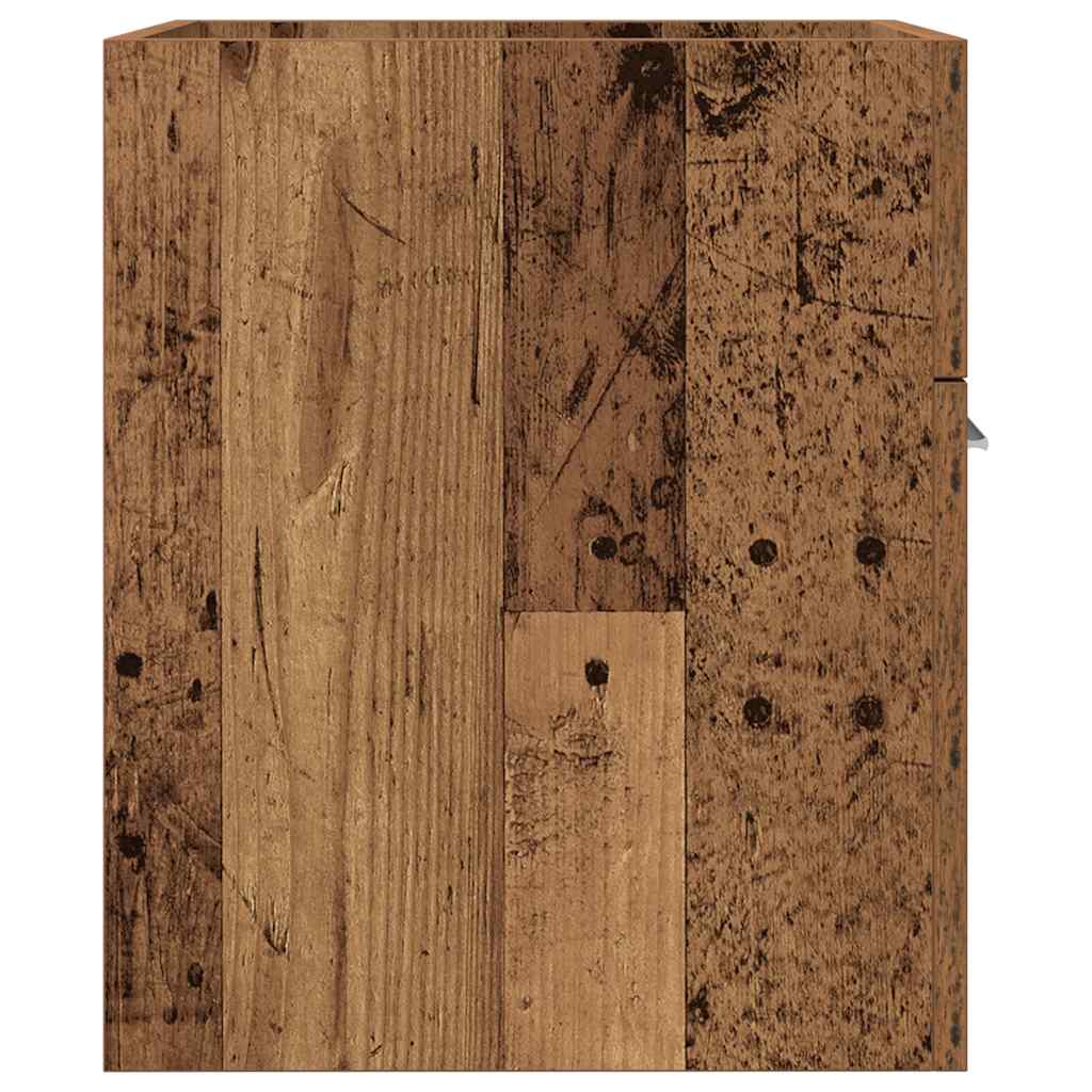 vidaXL Bathroom Sink Cabinet Old Wood 41x38,5x46 cm Engineered Wood