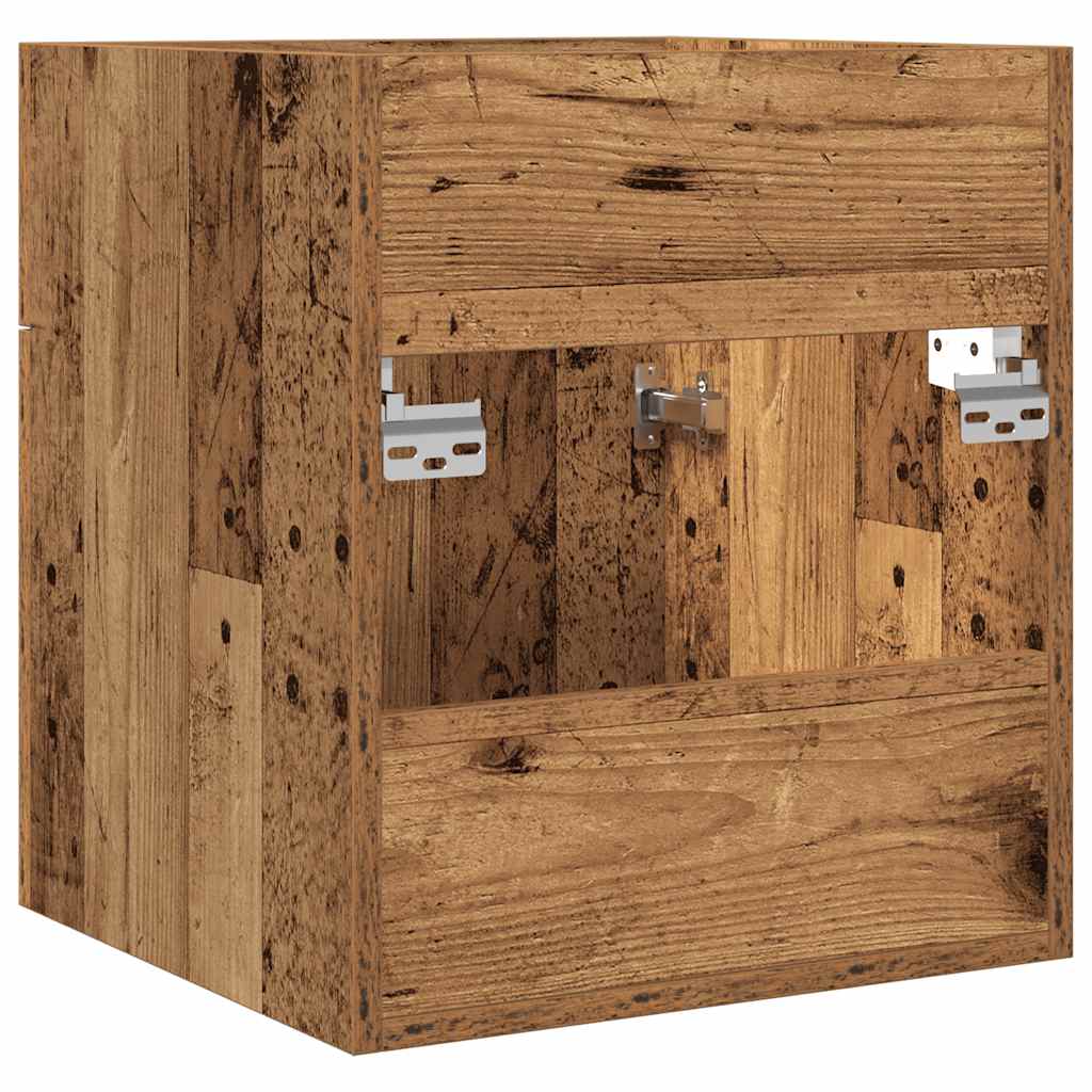 vidaXL Bathroom Sink Cabinet Old Wood 41x38,5x46 cm Engineered Wood