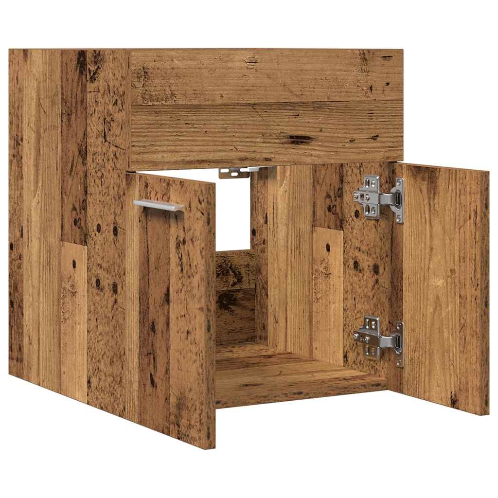 vidaXL Bathroom Sink Cabinet Old Wood 41x38,5x46 cm Engineered Wood