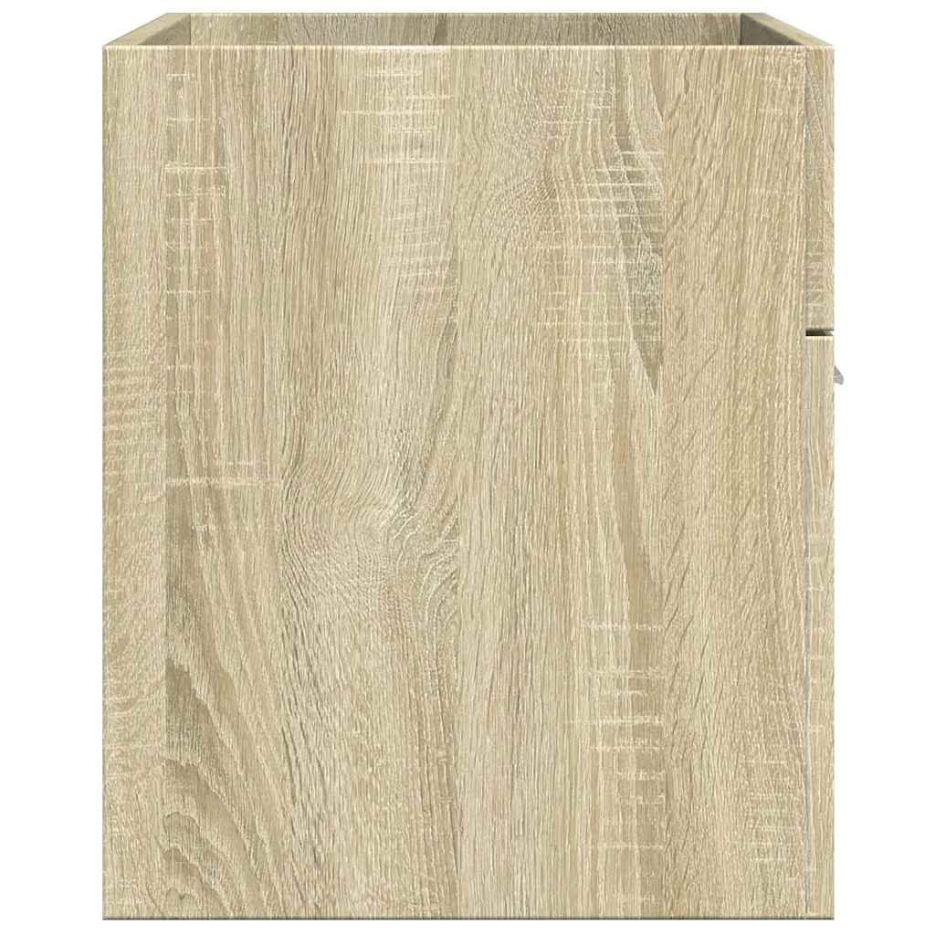 vidaXL Sink Cabinet Sonoma Oak 80x38,5x46 cm Engineered Wood