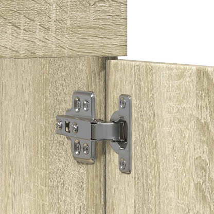 vidaXL Sink Cabinet Sonoma Oak 80x38,5x46 cm Engineered Wood
