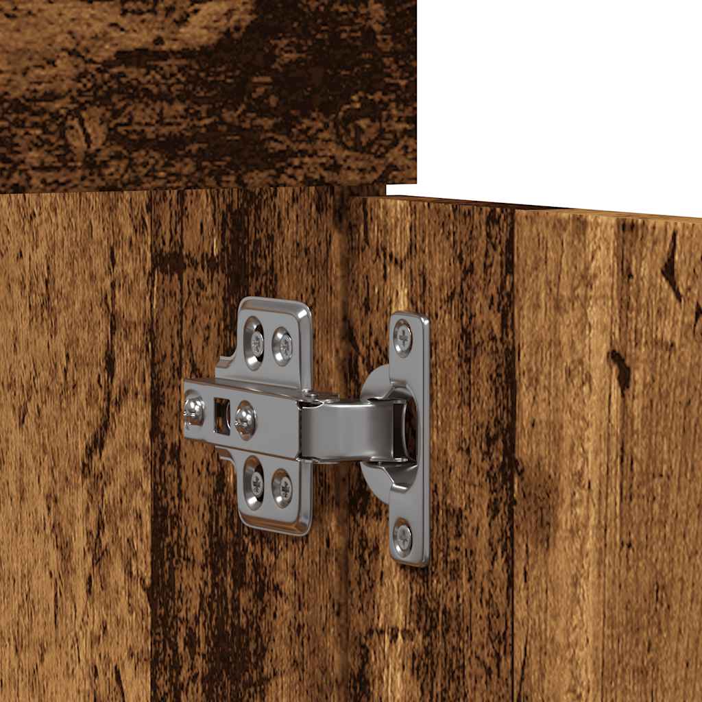 vidaXL Bathroom Sink Cabinet Old Wood 80x38,5x46 cm Engineered Wood
