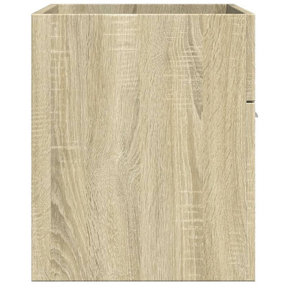 vidaXL Bathroom Sink Cabinet Sonoma Oak 90x38.5x46 cm Engineered Wood