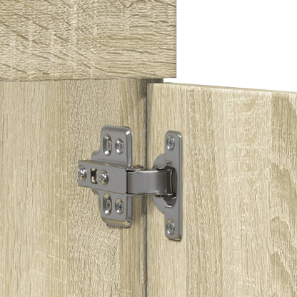 vidaXL Bathroom Sink Cabinet Sonoma Oak 90x38,5x46 cm Engineered Wood