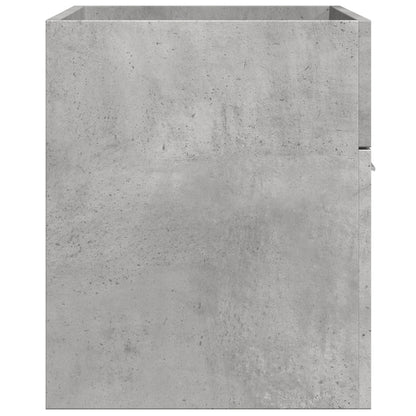vidaXL Bathroom Sink Cabinet Concrete Grey 90x38.5x46 cm