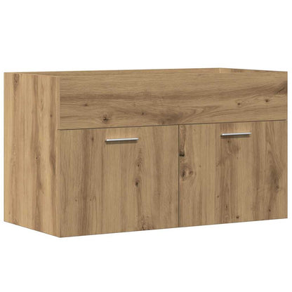 vidaXL Bathroom Sink Cabinet Artisan Oak 90x38,5x46 cm Engineered Wood
