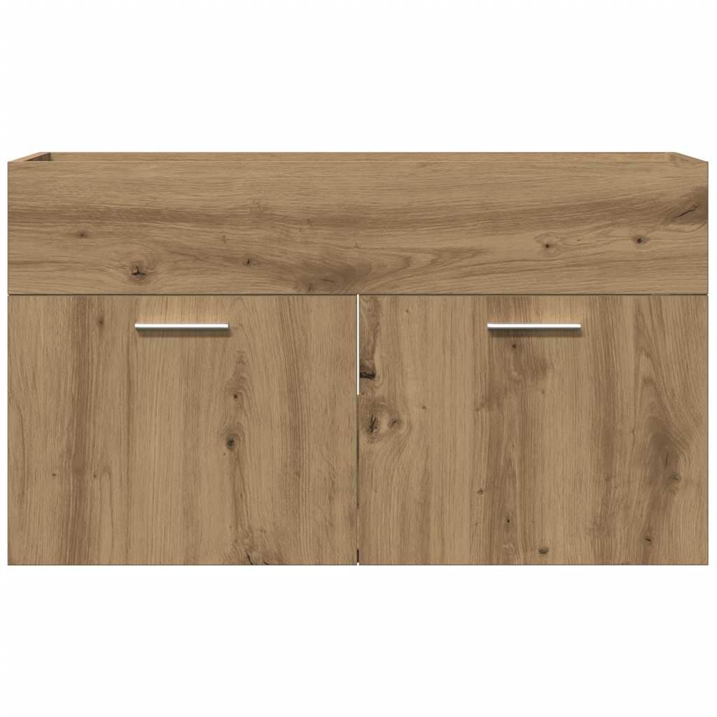 vidaXL Bathroom Sink Cabinet Artisan Oak 90x38,5x46 cm Engineered Wood
