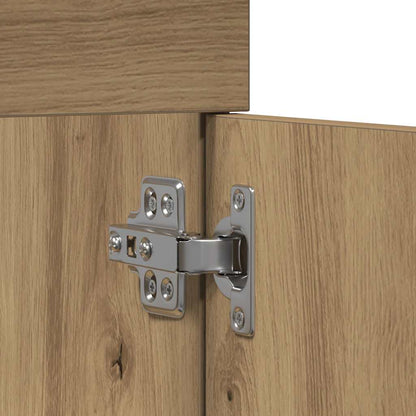 vidaXL Bathroom Sink Cabinet Artisan Oak 90x38.5x46 cm Engineered Wood
