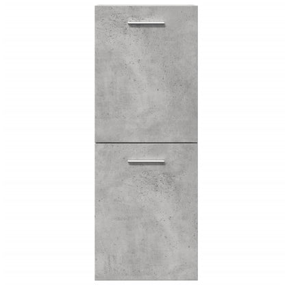 vidaXL Bathroom Hanging Cabinet Concrete Grey 30x30x80 cm Engineered Wood