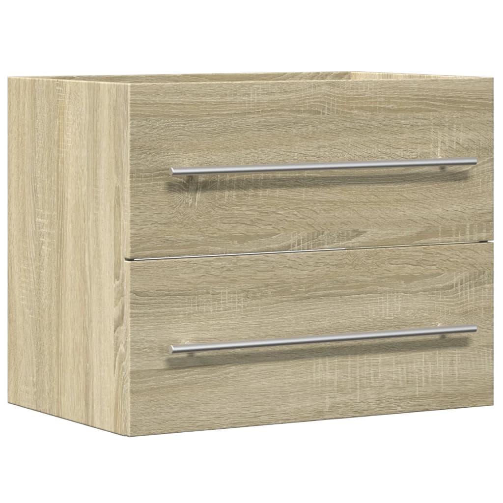 vidaXL Sink Cabinet Sonoma Oak 60x38,5x48 cm Engineered Wood