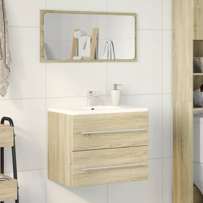 vidaXL Sink Cabinet Sonoma Oak 60x38,5x48 cm Engineered Wood