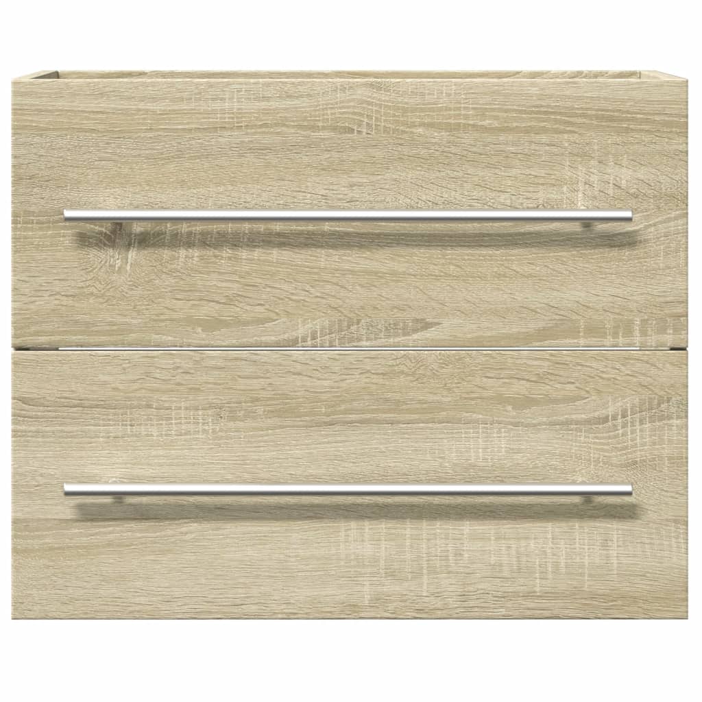 vidaXL Sink Cabinet Sonoma Oak 60x38,5x48 cm Engineered Wood