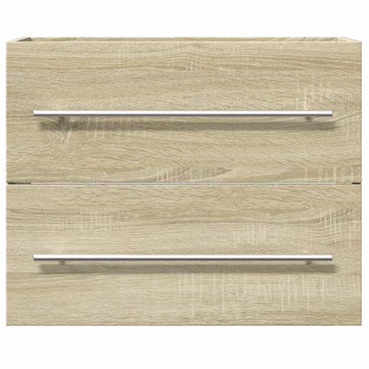 vidaXL Sink Cabinet Sonoma Oak 60x38,5x48 cm Engineered Wood