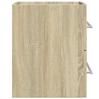 vidaXL Sink Cabinet Sonoma Oak 60x38,5x48 cm Engineered Wood