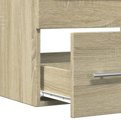 vidaXL Sink Cabinet Sonoma Oak 60x38,5x48 cm Engineered Wood