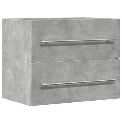 vidaXL Sink Cabinet Concrete Grey 60x38,5x48 cm Engineered Wood