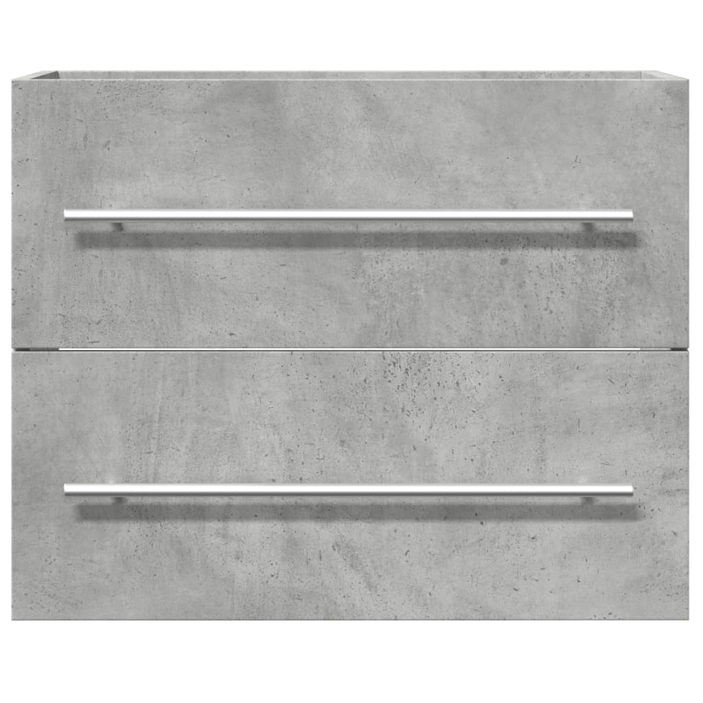 vidaXL Sink Cabinet Concrete Grey 60x38,5x48 cm Engineered Wood