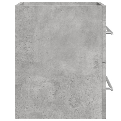 vidaXL Sink Cabinet Concrete Grey 60x38,5x48 cm Engineered Wood