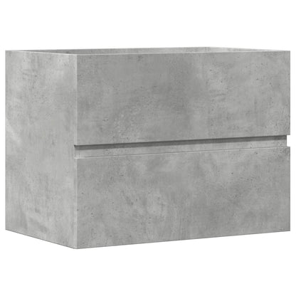 vidaXL Bathroom Cabinet Concrete Grey 60x38,5x45 cm Engineered Wood