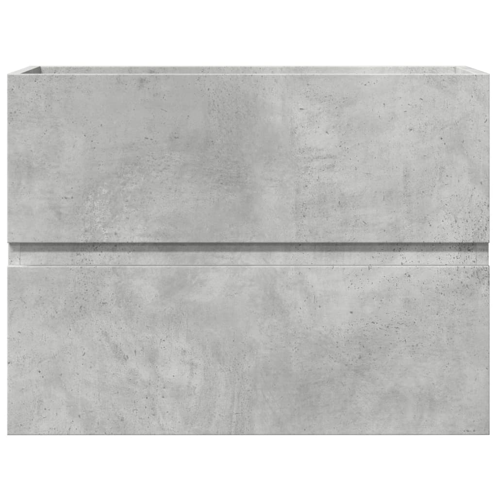vidaXL Bathroom Cabinet Concrete Grey 60x38.5x45 cm Engineered Wood