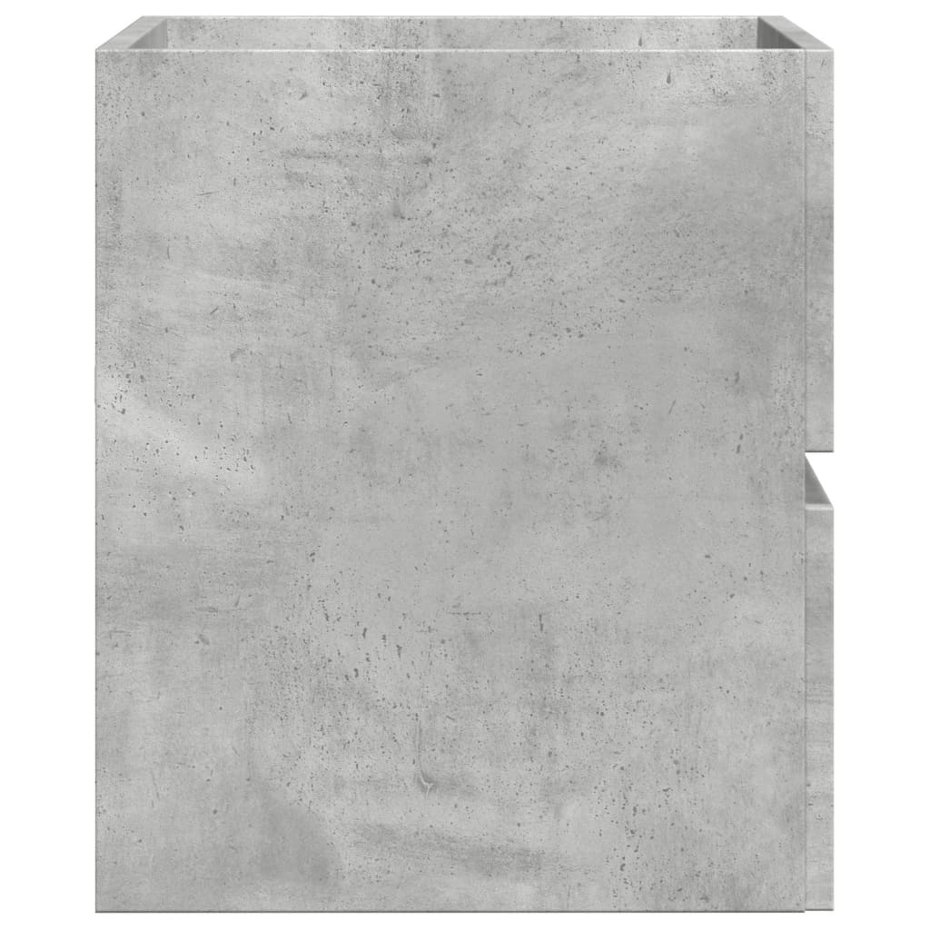 vidaXL Bathroom Cabinet Concrete Grey 60x38,5x45 cm Engineered Wood