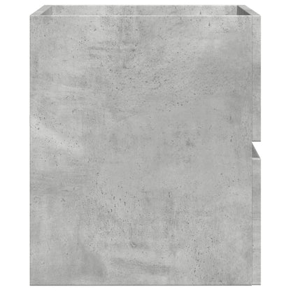 vidaXL Bathroom Cabinet Concrete Grey 60x38,5x45 cm Engineered Wood