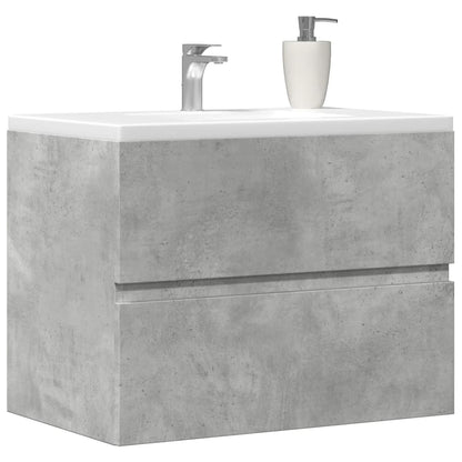 vidaXL Bathroom Cabinet Concrete Grey 60x38,5x45 cm Engineered Wood