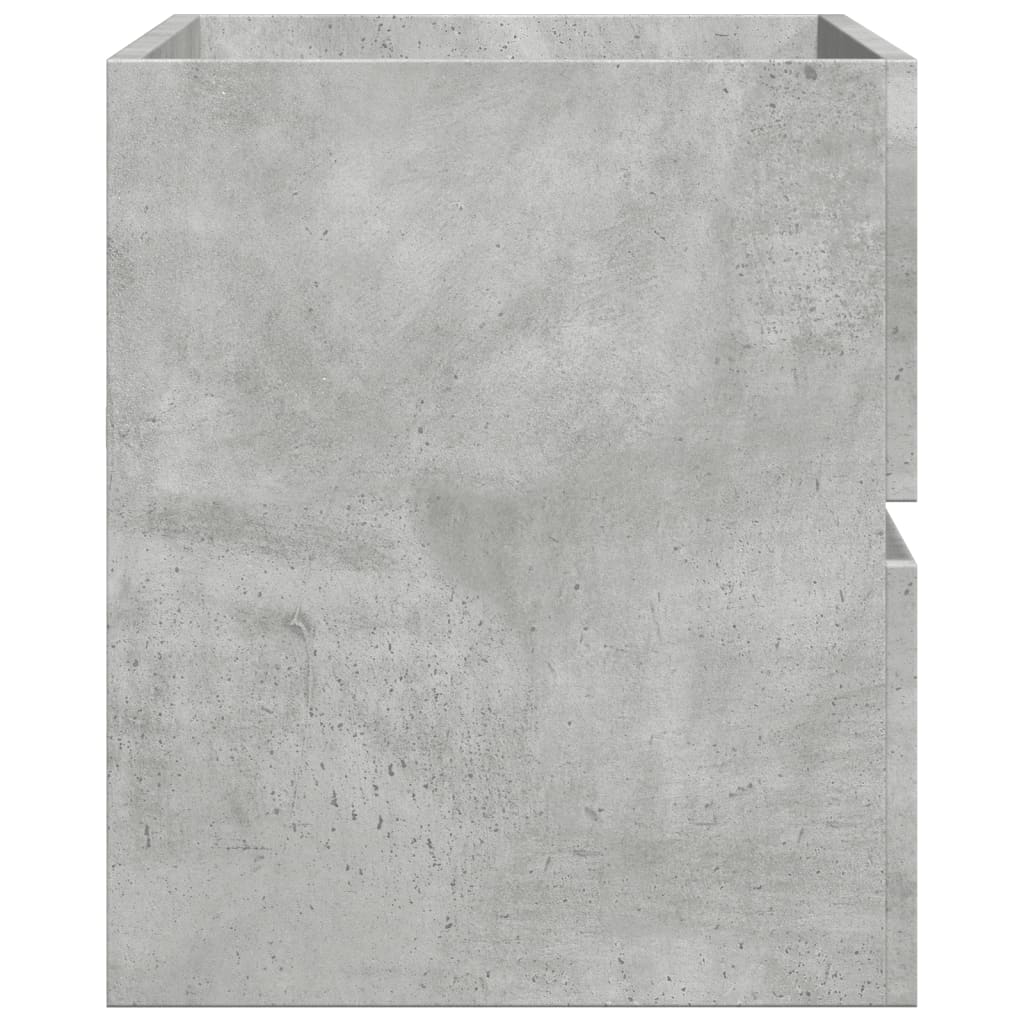 vidaXL Bathroom Hanging Cabinet Concrete Grey 80x38.5x45 cm