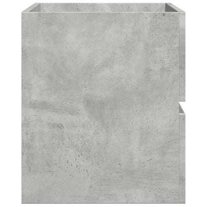 vidaXL Bathroom Hanging Cabinet Concrete Grey 80x38.5x45 cm