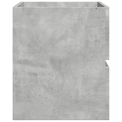 vidaXL Sink Cabinet Concrete Grey 90x38,5x45 cm Engineered Wood