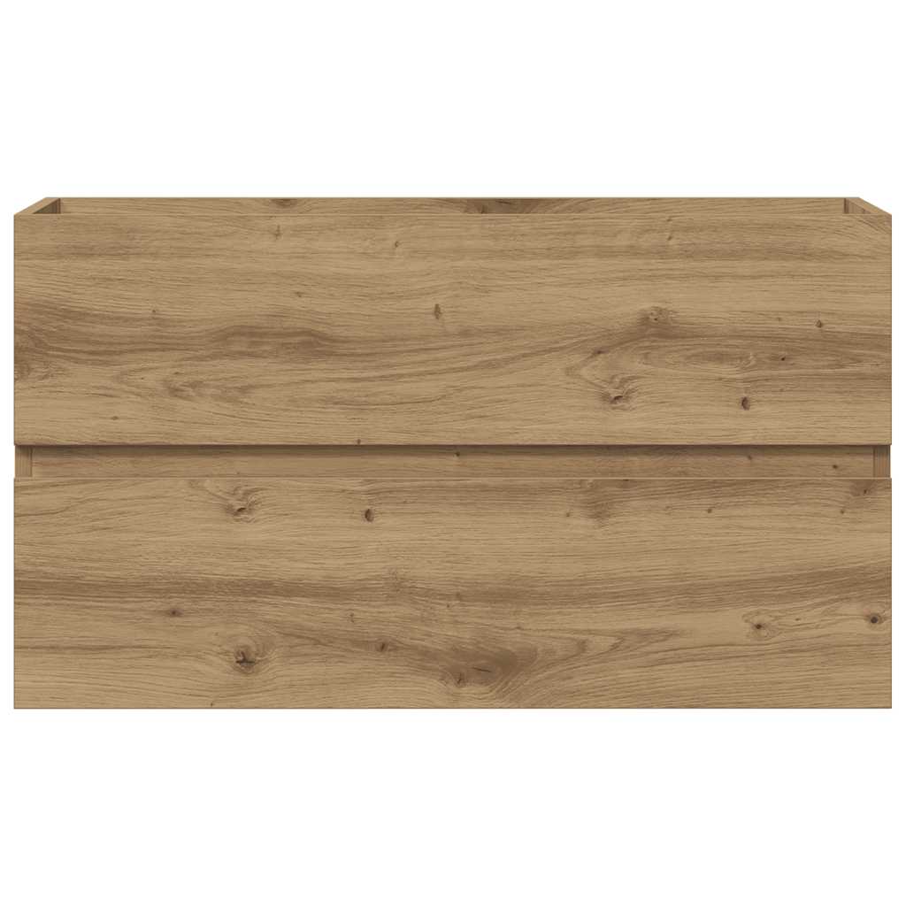 vidaXL Sink Cabinet Artisian Oak 90x38,5x45 cm Engineered Wood